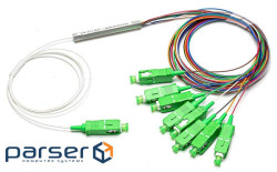 Подільник оптичний RCI PLC - 1x8 - SC/APC (PLC 1x8 - SC/APC (G.652 D)) RCI PLC - 1x8 - SC/APC (PLC 1x8 - SC/APC (G.652 D))