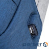 Notebook backpack RivaCase 15.6" 7562 Anti-theft, water-repellent (7562Grey/ (7562 Grey/Dark blue)