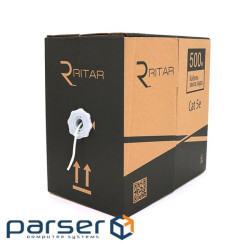 Кабель КПВ UTP 2*2*0.5 ССА cat 5E для внутрішньо робіт 500 м , Gray (KVPRTCCA205500Gr)