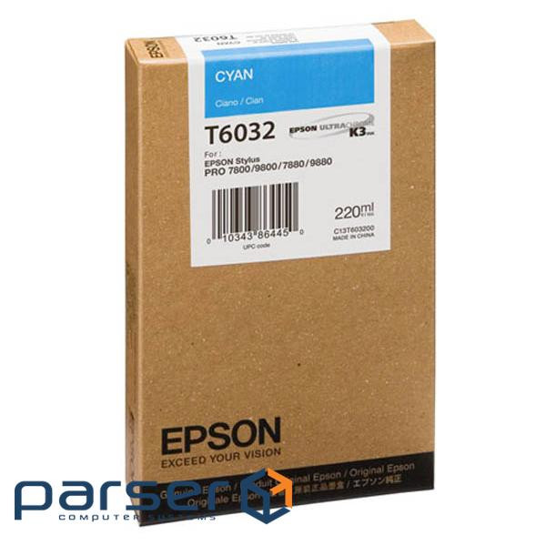 Картридж Epson St Pro 7800/7880/9800 cyan (C13T603200)