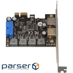 Frime Expansion Board (ECF-PCIEtoUSB006.LP) PCI-E to USB3.0 (2 ports) 3A / port +19pin NEC720201