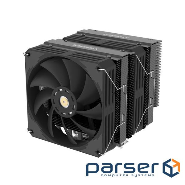 Процесорній кулер Intel LGA1700/115X/1200 AMD  A M5/AM4TDP 250 GAMEMAX Twin 600 Black