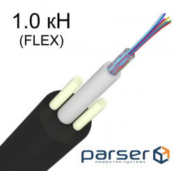 ADSS Single-mode fiber G.652 D Number of fibers 1 Load 1.0 kN Diameter 4 m (OCP (C1.0) LT -01)