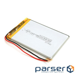 Літій-полімерний акумулятор 4*55*85mm (Li-ion 3.7В 3000мА&middot,год) (405585) ) (405585)