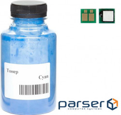 Тонер Canon 054 MF641/643/645, LBP-621/623, 45г 1.2K Cyan +chip AHK (3203610)
