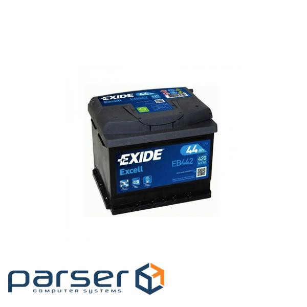 Акумулятор автомобільний EXIDE EXCELL 44A (EB442)