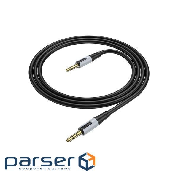 Аудіокабель BOROFONE BL19 Creator AUX audio cable Black (6941991108310)