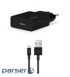 Charger TTEC SmartCharger USB Black w/Lightning cable (2SCS20LS)