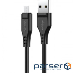 Кабель ACEFAST C3-09 USB-A to Micro-USB 1.2м Black (AFC3-09B)