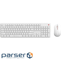 Комплект Xiaomi MiiiW Keyboard and Mouse Combo Gen 3 PB03 Wireless UA White (MW24PB03 White)