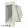 Модуль 45х22,5 1хRJ45, кут. UTP 5е, білий 16.1B.011.A1032