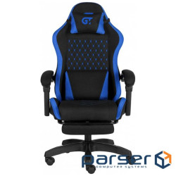 Крісло ігрове GT Racer X-2339 Black/Blue (X-2339 Fabric Black/Blue)