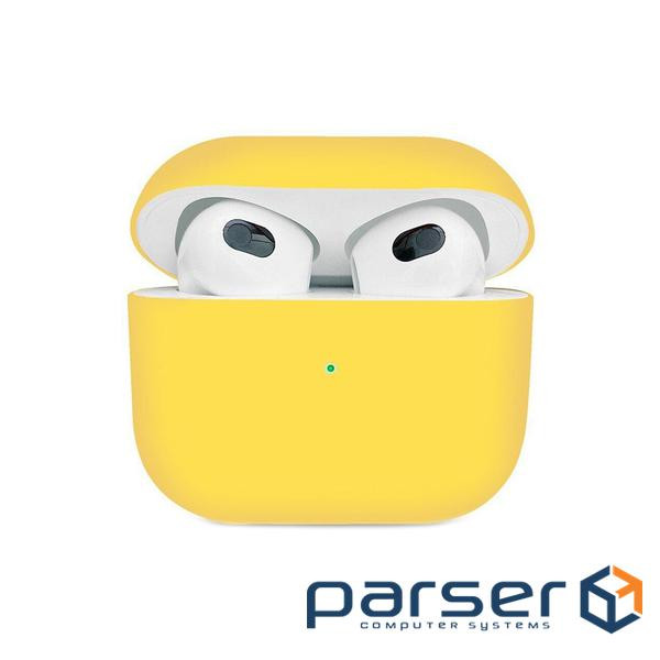Чохол для навушників Armorstandart Ultrathin Silicone Case Apple AirPods3 MellowYellow (ARM60300)