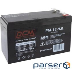 Акумуляторна батарея POWERCOM PM-12-9.0 (12В 9Ач )