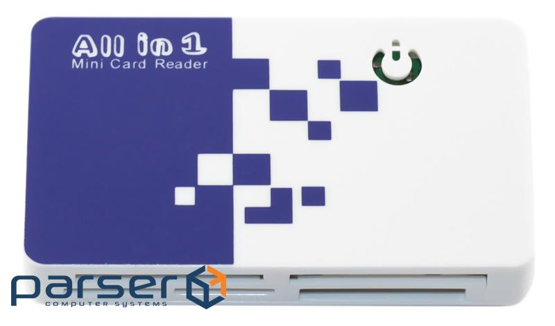 Card Reader зовнішній AtCom TD2029 ALL IN 1 MS/microSD/SDHC/T-Flash/M2 (10729)