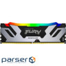 Модуль пам'яті KINGSTON FURY Renegade RGB Black/Silver DDR5 8000MHz 48GB Kit 2x24 (KF580C38RSAK2-48)