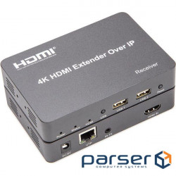 Подовжувач HDMI по кручений парі POWERPLANT HDMI v1.4 Gray (CA912957)