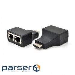 Адаптер Voltronic (YT-SCPE HDMI / 2P-30m720P / 08516) HDMI-2х RJ-45 Black