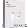 Дата кабель USB-C to USB-C 2.0m ABMLL82 white Armorstandart (ARM63474)