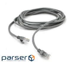 Патч-корд 7 м, UTP, Grey, Ritar, литий, RJ45, кат.5е (5050)