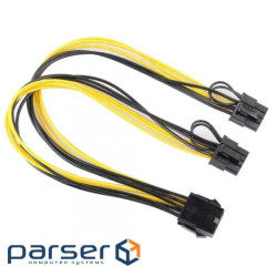 Кабель-перехідник для живлення відеокарти 8+8P-->6P (YT-PAP-8+8P-->6P) (YT (YT-PAP-8+8P-->6P) 8+8P-->6P (YT-PAP-8+8P-->6P) (YT (YT-PAP-8+8P-->6P)