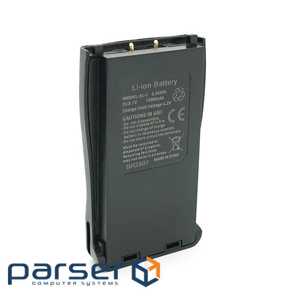 АКБ для рації Baofeng BF-888S 1500mAh (AK-BF-888S / 1500-BL-1) Baofeng BF-888S 1500mAh (AK-BF-888S / 1500-BL-1)
