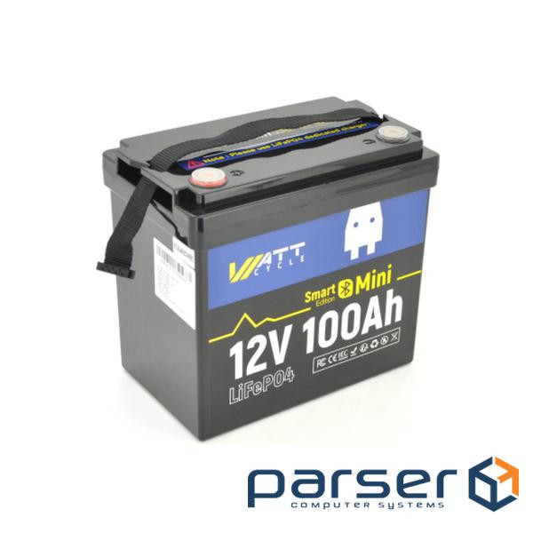 Батарея LiFePo4 WattCycle 12,8V 100Ah, 1,28kWh, Bluetooth (WT12V100AH100MINIBT)