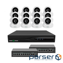 Video surveillance kit for 12 cameras GV-IP-K-W84/12 5MP