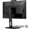 TFT 27''AOC Q27P3QW, QHD, IPS, 75Hz, 2xHDMI, DP, USB-hub, webcam, HAS, Pivot, колонки, чорний 