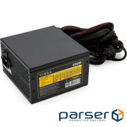 Power Supply Partizan AC220B-DC12В/ 1А (1333) GAMEMAX 450W (GM-450) Стандарт БП - ATX 12V v2.3, Мощность - 450Вт, Модуль PFC - активный, Подключение материнской платы - 20+4 pin, Подключение видеокарты - 1x6 pin, Количество разъемов SATA - 2, Количество разъемов Peripheral - 2, Тип охлаждения - вентилятор, Диаметр вентиляторов - 1x120 мм Vinga 500W (VPS-500PV2)