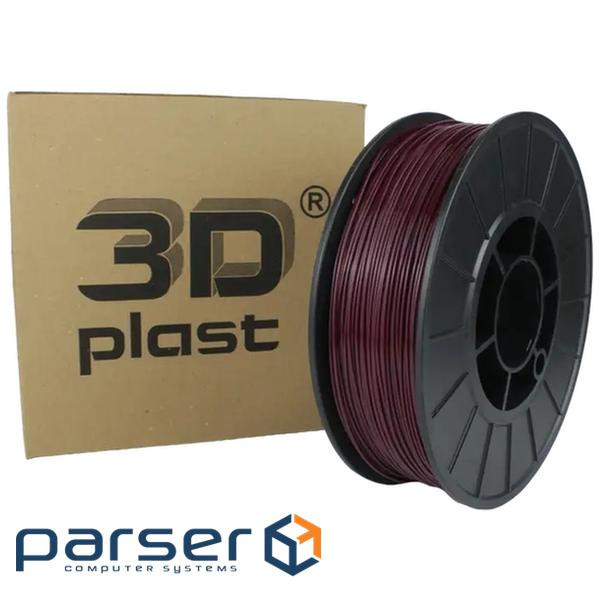 Пластик для 3D-принтера 3Dplast PLA 1.75мм, 0.85кг, burgundy (3DPLA17508BRD)