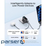 Зарядний пристрій Anker 2xUSB-C PD100W + 1xUSB GaN w Display + cable USB-C dark gray (B121BGZ1)