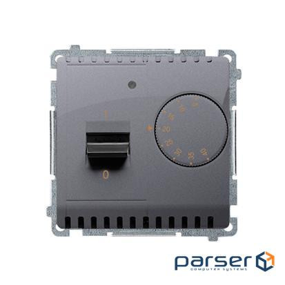 Регулятор температуры Basic с внутренним датчиком, 16A, 230V, серебро (BMRT10W.02/43)