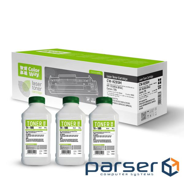 Cartridge Colorway for HP LJ P1102 (CE285A) + toner 3pcs *TH-1005 (CW-H285M/TH-1005)