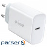 Зарядний пристрій Ugreen CD127 Type-C PD 30W Charger (White) (70161)