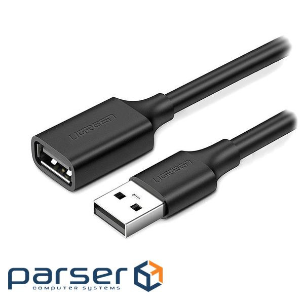 Дата кабель USB 2.0 AM/AF 3.0m US103 Black Ugreen (10317) (10317 black)