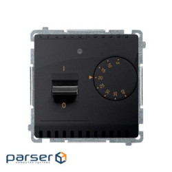 Регулятор температуры Basic под внешний датчик, матовый графит (BMRT10Z.02/28)