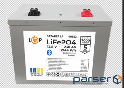 Аккумулятор LP LiFePO4 12,8V - 230 Ah (2944Wh) (BMS 200A/100А) Метал Smart BT (40652)