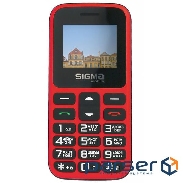 Мобільний телефон Sigma Comfort 50 HIT2020 Red (4827798120958)