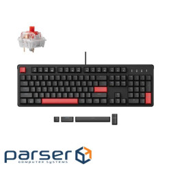 Клавіатура механічна Lemokey X3 87Key, Keychron Brown, USB-A, QMK/VIA, Hot-Swap, EN/UKR, (X3-H3-UA) Lemokey X3 87Key, Ke