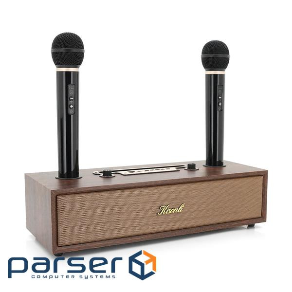 Колонка Kisonli G102 Bluetooth 5.3,Two microphone, 2х8W, 1800mAh, USB / TF / BT / AUX, DC: (G102Br)