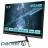 Монитор ASGARD Gaming 24.5" AS255QM IPS Black 240Hz, 1920x1080, 300 кд/м2, 1 мс, DisplayPort, 2хHDMI