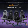 Крісло ігрове AndaSeat Novis Plus Fabric XL Dark Grey (AD23YC-XL-01-GB-F-G04)