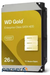 WD HD3.5" SATA3-Raid 26TB WD261KRYZ / Gold (Di)
