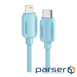 Дата кабель USB-C to Lightning 2.0m 20W blue Essager (EXCTL-WLA03-P)