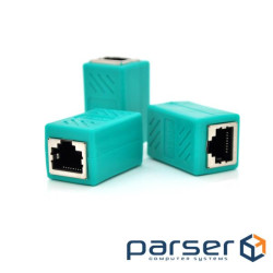 З&apos,єднувач RJ45 8P8C мама / мама RJ45 для з&apos,єднання кабелю, екранований, зелений, Q (01044) , Q (01044)