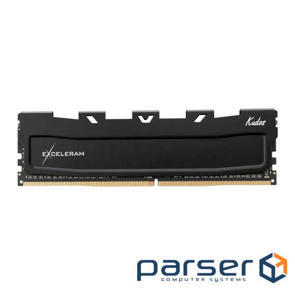 Модуль пам'яті для комп'ютера DDR5 16GB 6400 MHz Black Kudos eXceleram (EK50160643039C)