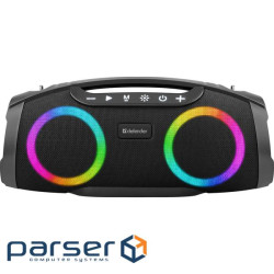 Акустична система 1.0 Defender Beatbox 30, 30Вт Bluetooth/RGB/FM/USB/TF/AUX/TWS чорна (65231)