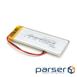 Літій-полімерний акумулятор 4.2*27*70mm (Li-ion 3.7В 1100мА&middot,год) (422770) ) (422770)