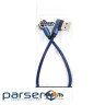 Дата кабель USB 2.0 AM to Type-C 0.25m blue Dengos (NTK-TC-UG-SHRT-SET-BLUE)